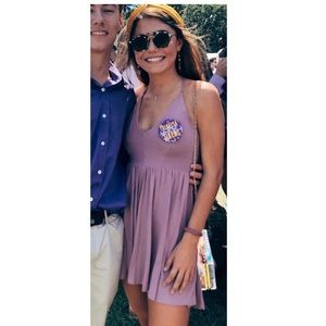Purple romper